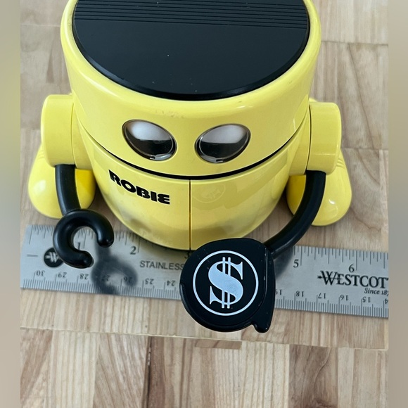 Radio Shack Robotic Banker Robie Vintage Electronic Animated Coin Bank Works! - Picture 11 of 12